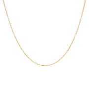 Kette "Lini" - 40-45 cm (Gold/Weiß)