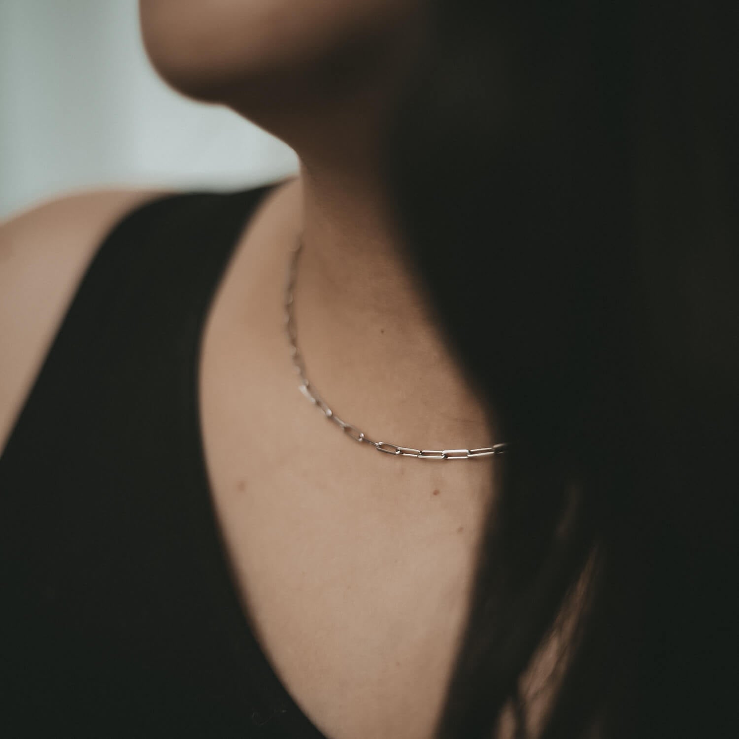 Ankerkette "Vivi" - 39-44 cm (Silber)