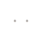 Ohrstecker "Marie" mit Kugel (Silber) Eulenschnitt