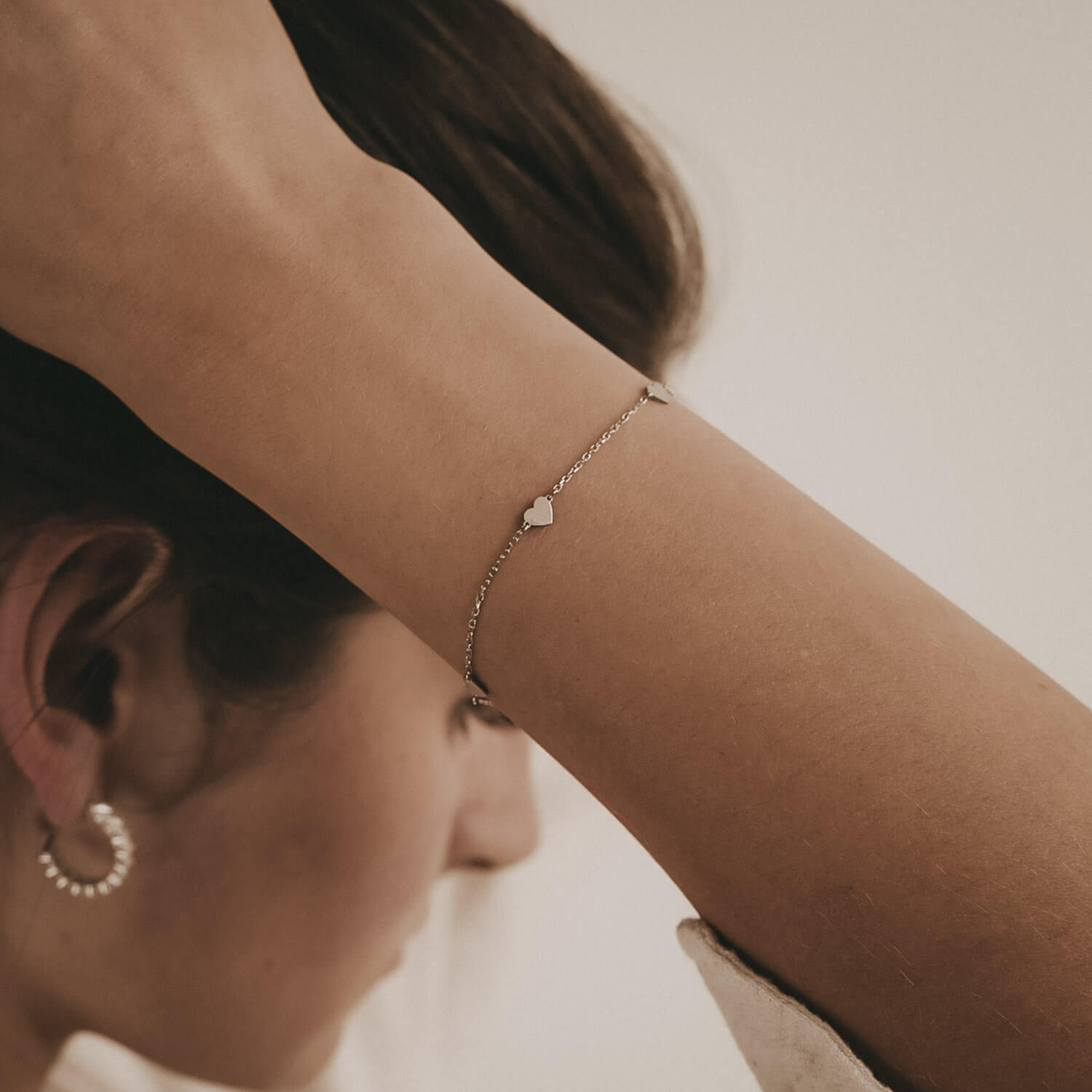 Armband "Lisa" - 15-20,5 cm (Silber)