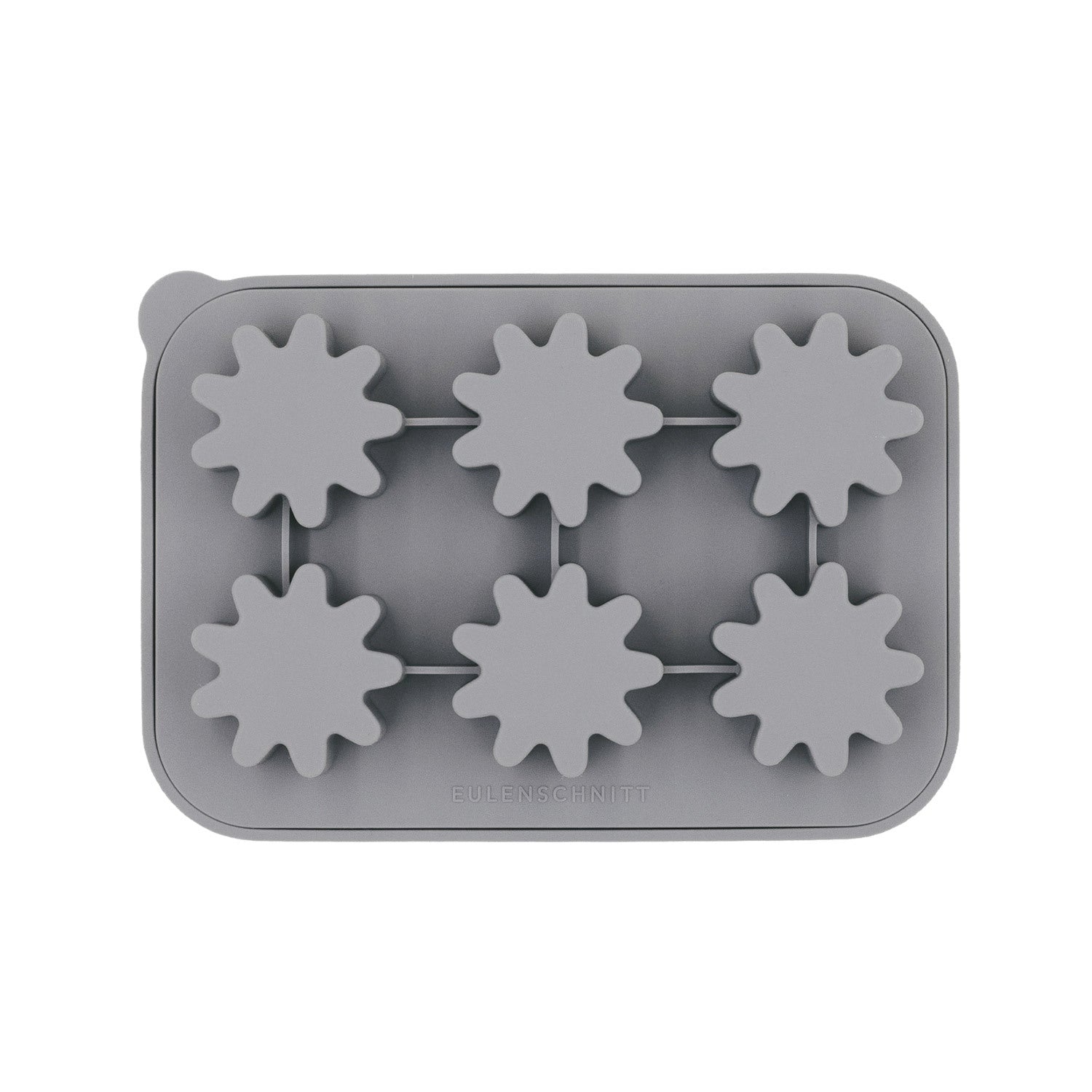 Eiswürfelform "Blume" (Grau)