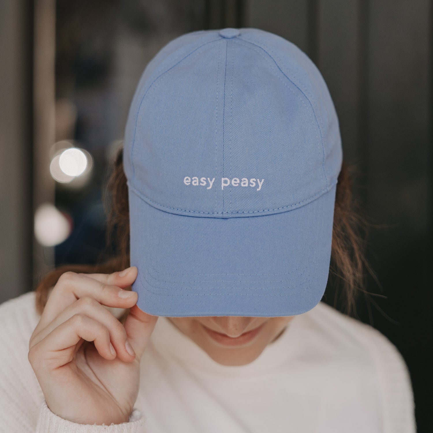 Cap "Easy Peasy" (Blau)