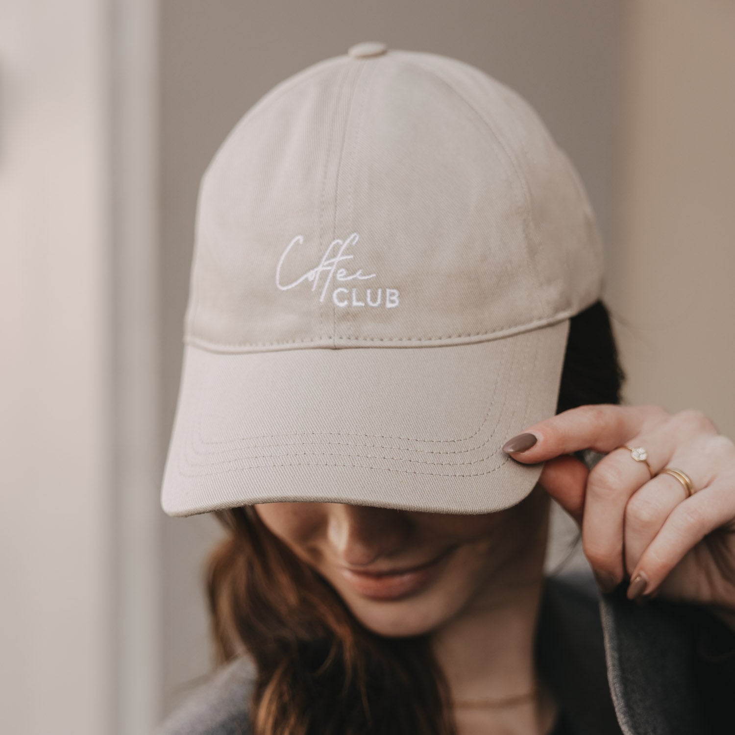 Cap "Coffee Club" (Taupe)