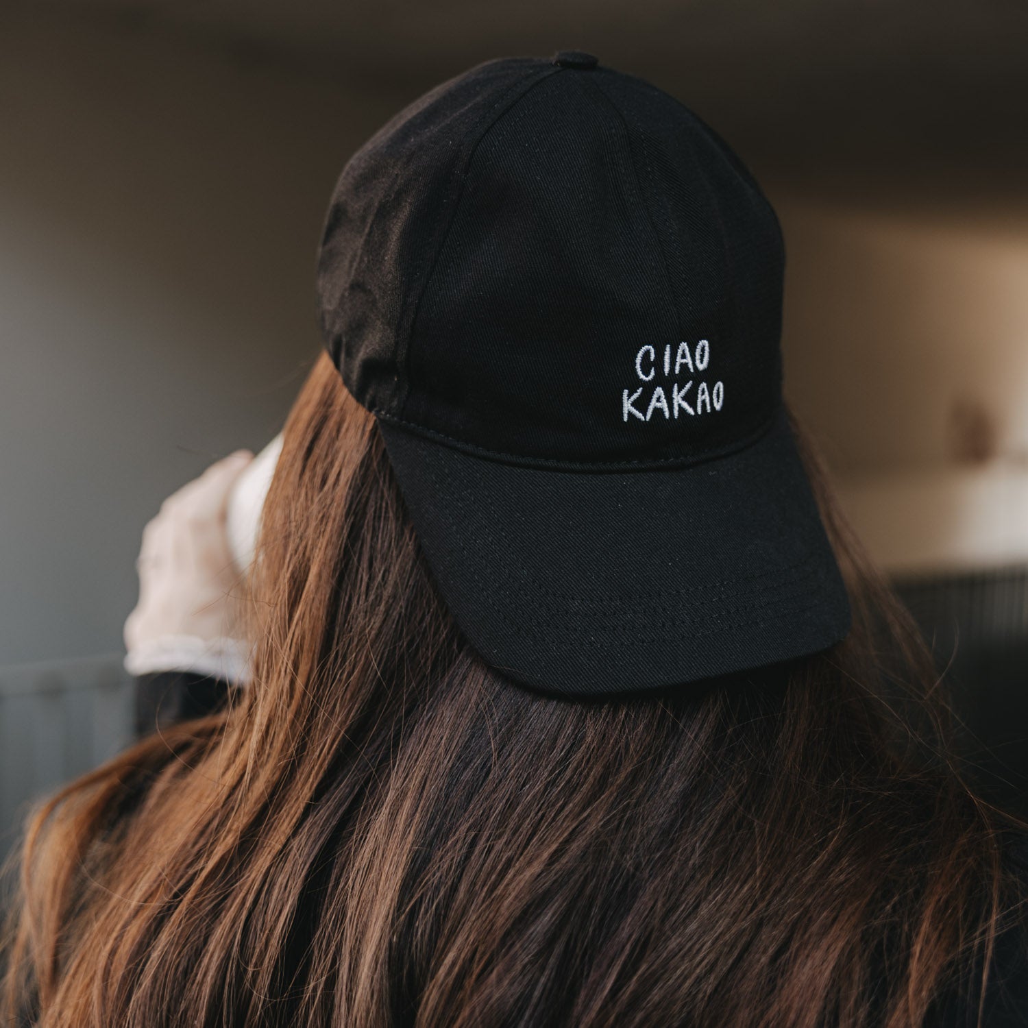 Cap "Ciao Kakao" (Schwarz)