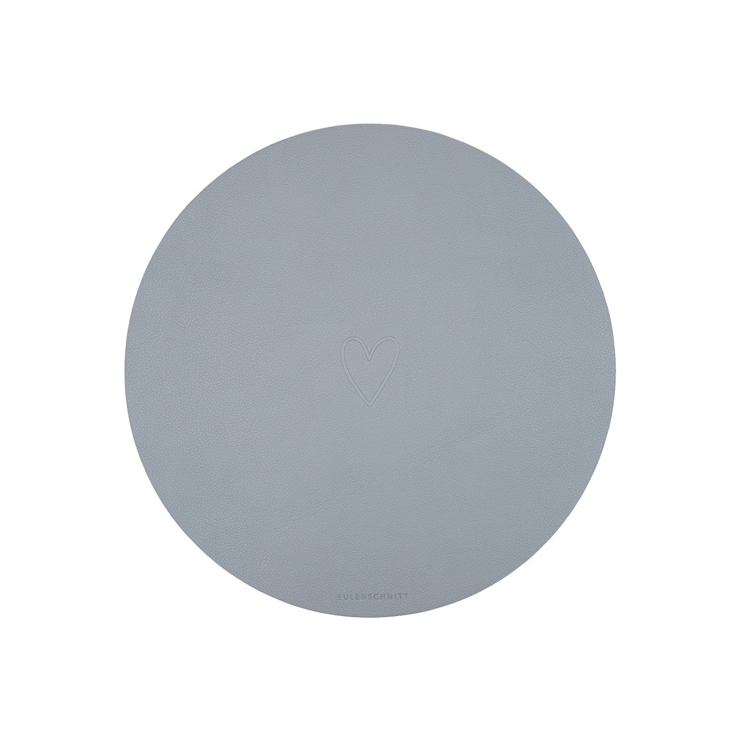 Wendbares Platzset "Herz" (Grau)