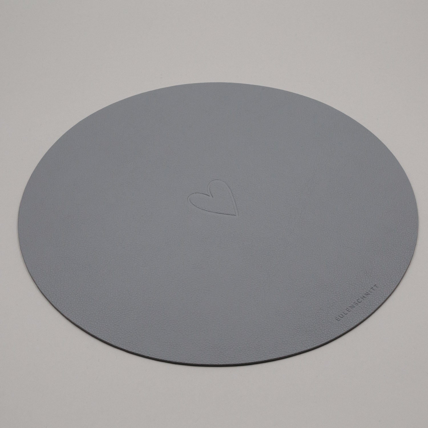 Wendbares Platzset "Herz" (Grau)
