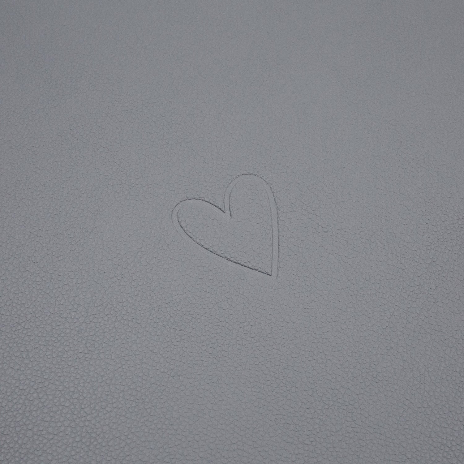 Wendbares Platzset "Herz" (Grau)