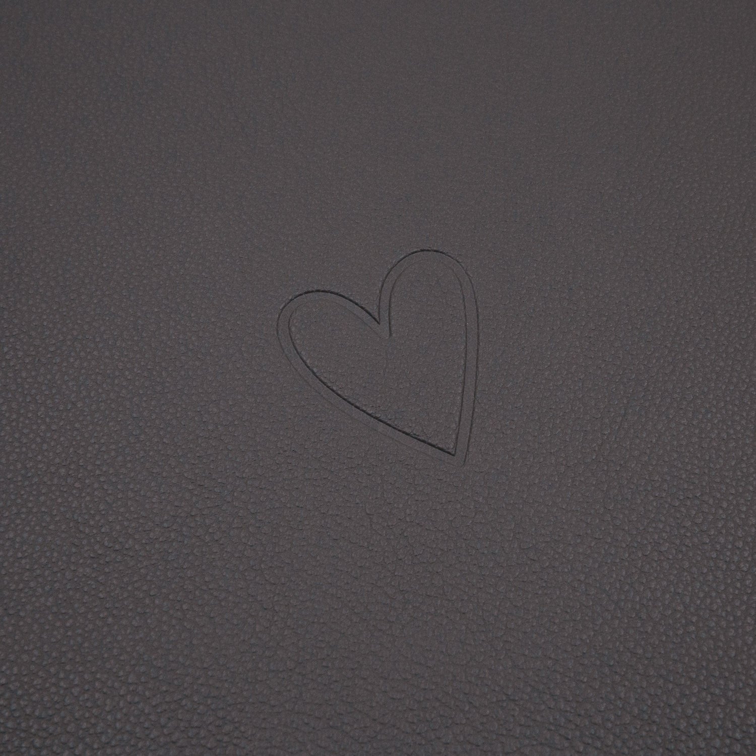 Wendbares Platzset "Herz" (Grau)