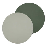 Wendbares Platzset "Herz" - 35 cm (Grün)