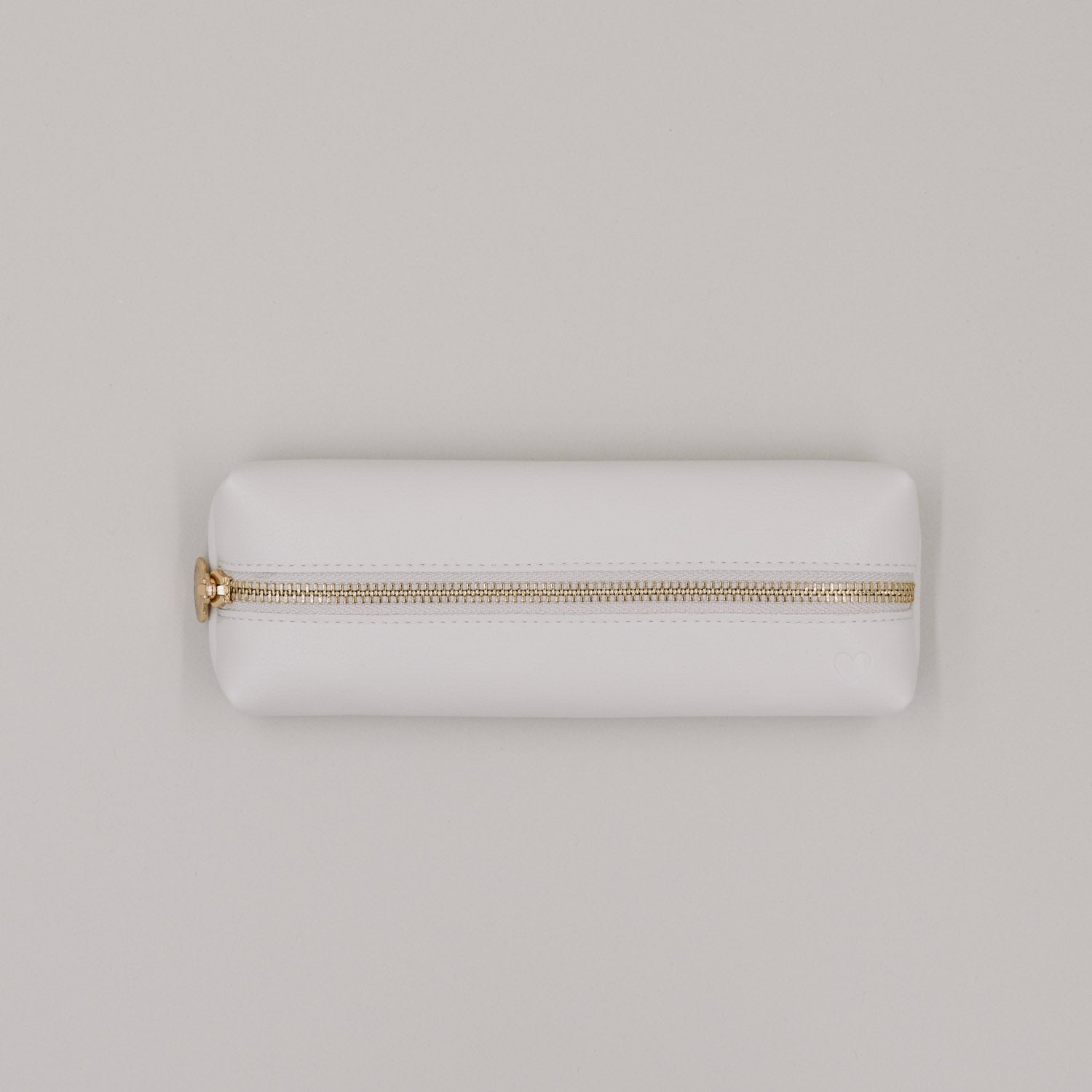 Federtasche "Herz" (Creme)