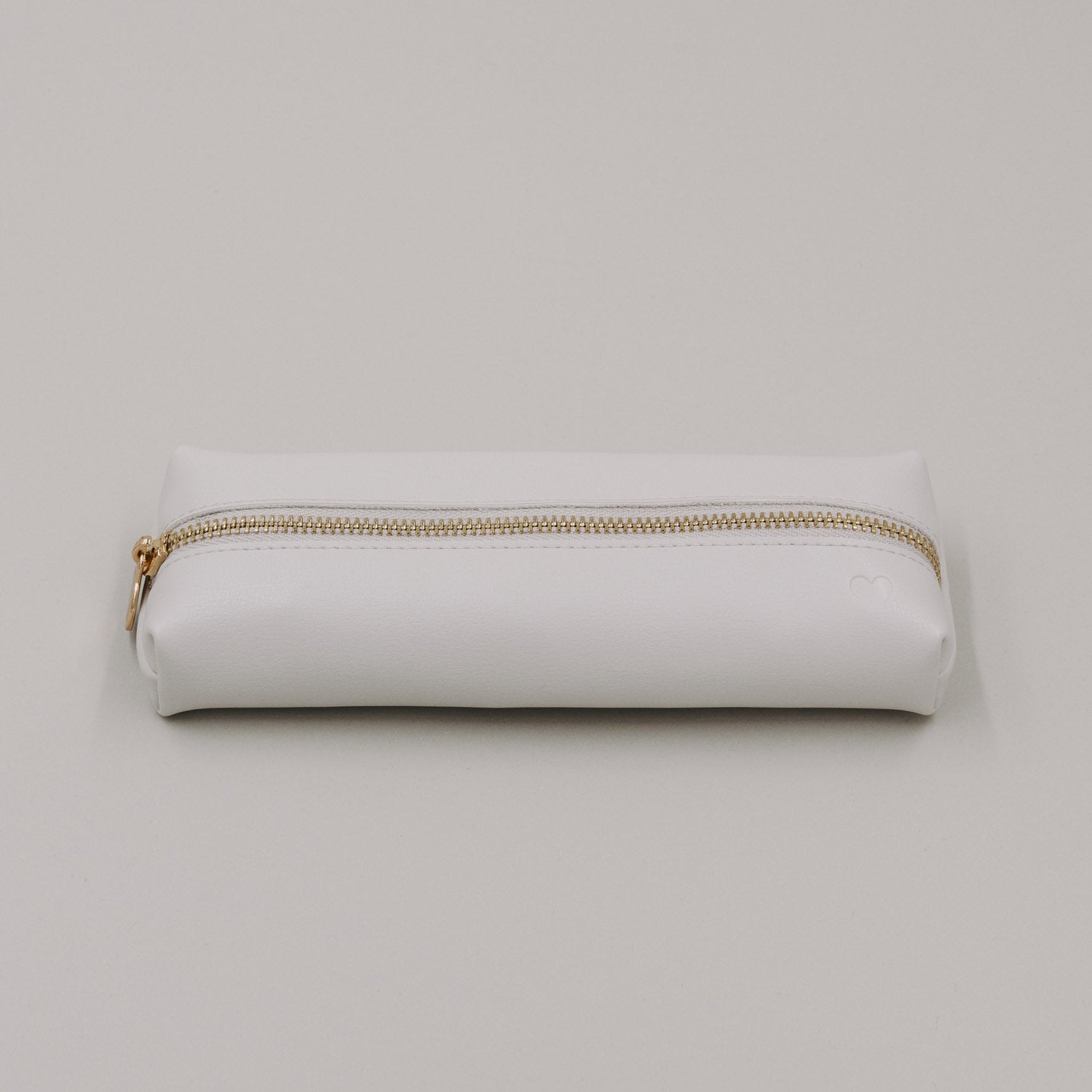 Federtasche "Herz" (Creme)