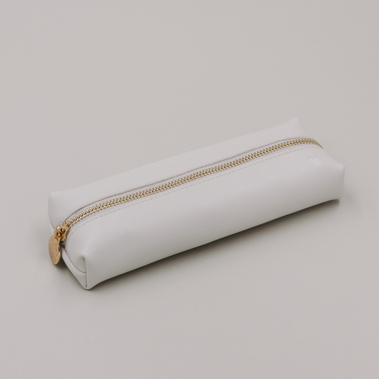 Federtasche "Herz" (Creme)