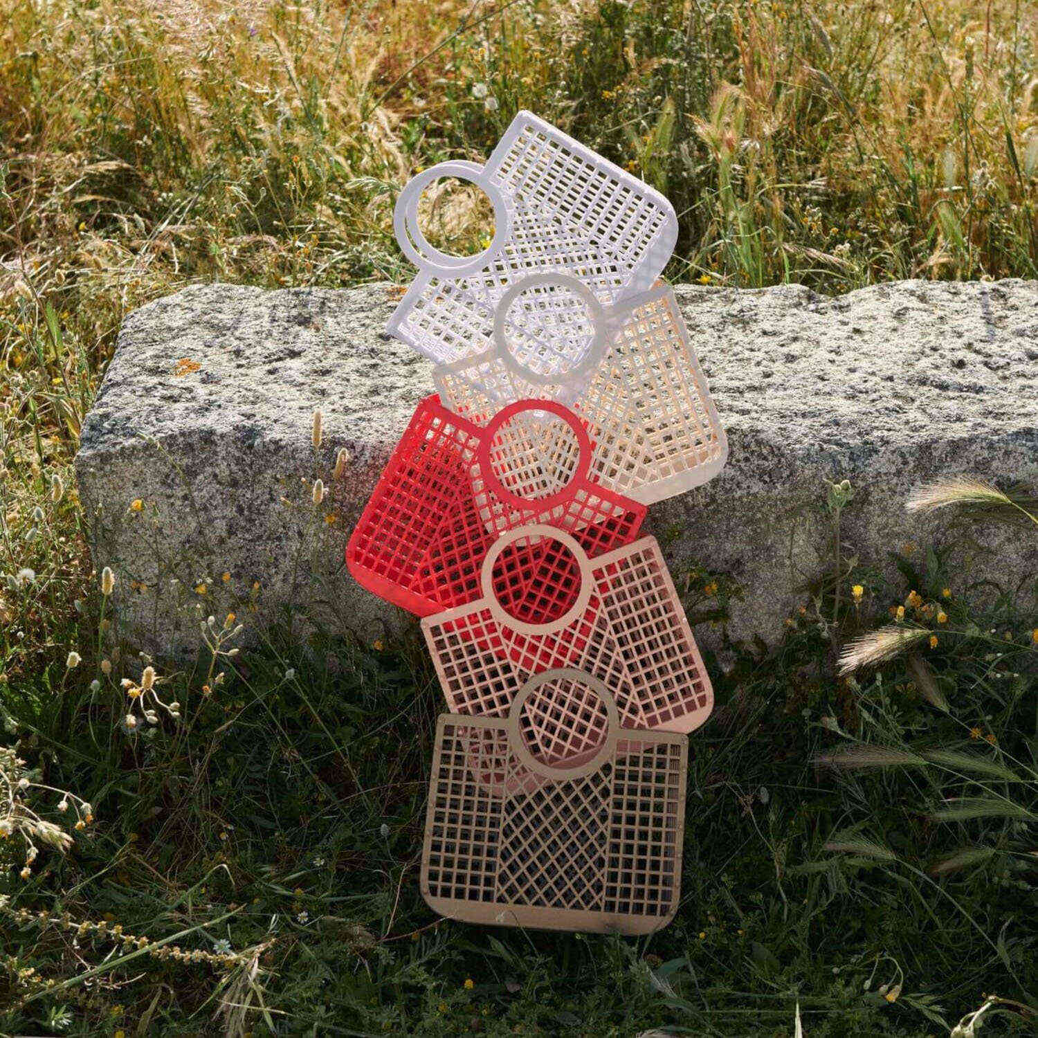 Korb "Bloom" - 39x15x36,5 cm (Sandy)