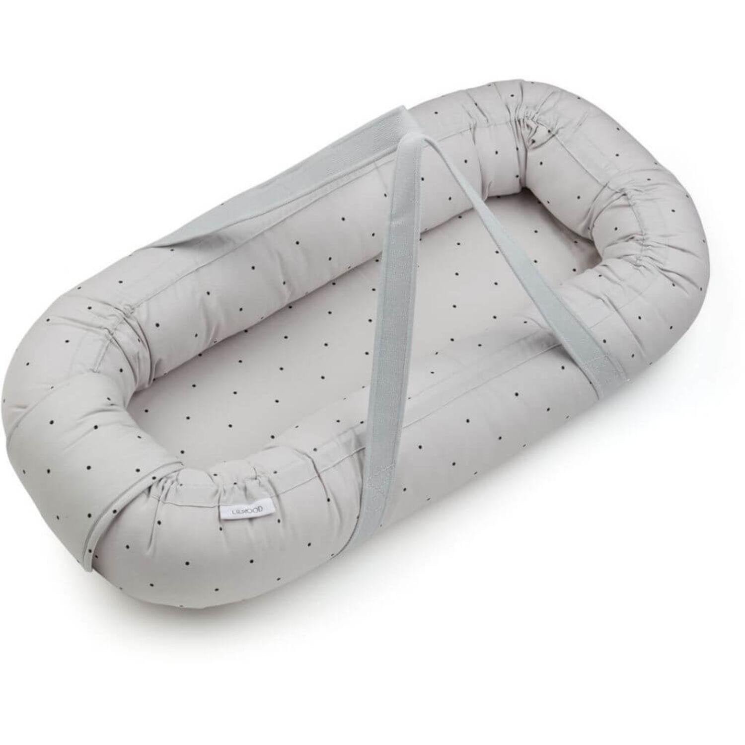 Babynest tragbar "Gro Classic Dot" (Dumbo Grey)