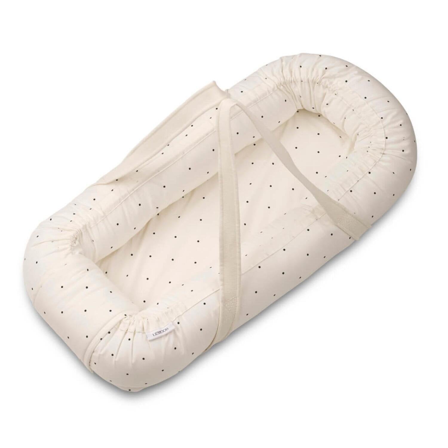 Babynest tragbar "Gro Classic Dot" (Creme)