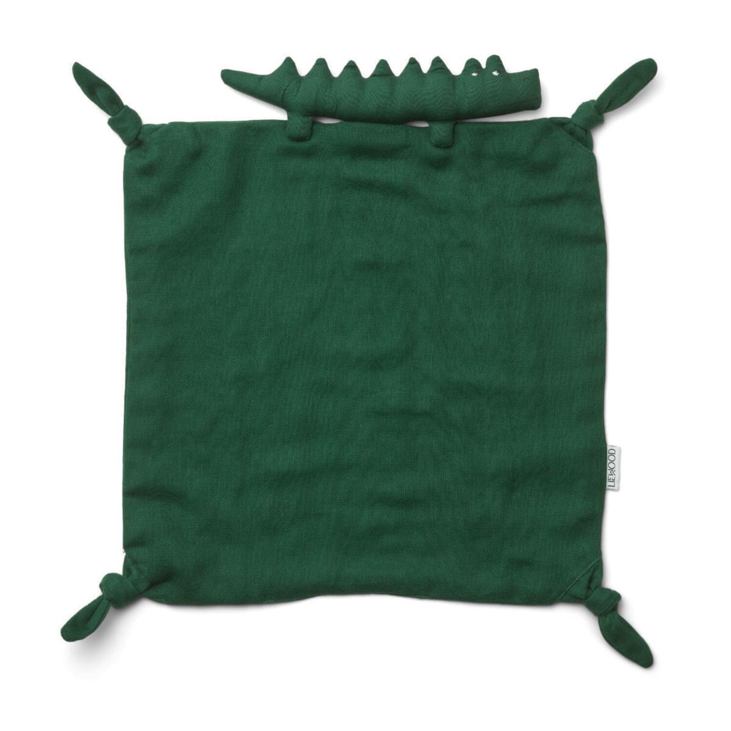 Schmusetuch "Agnete Krokodil" (Garden Green)