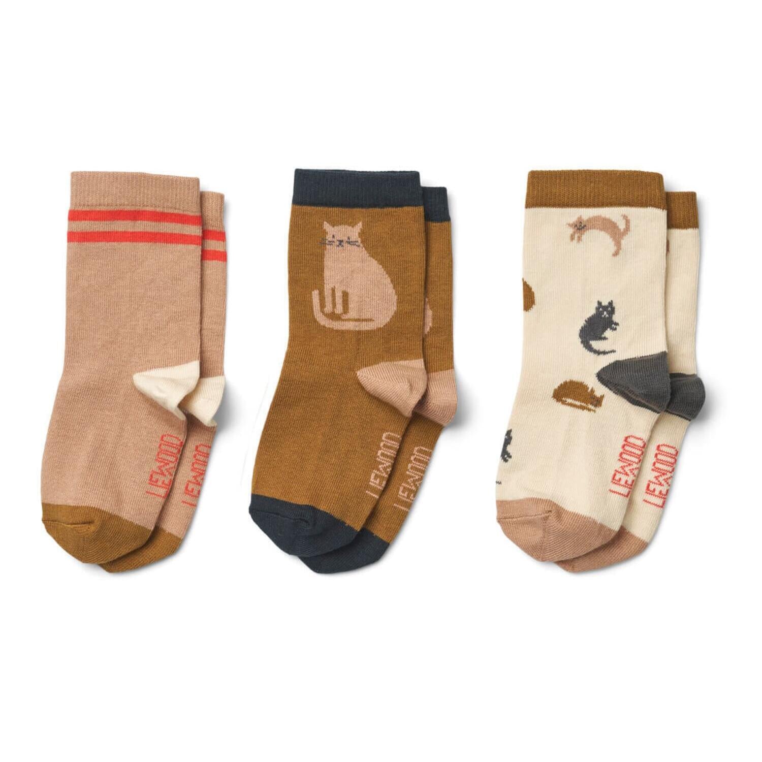 Kindersocken aus Baumwolle "Silas - Miauw"