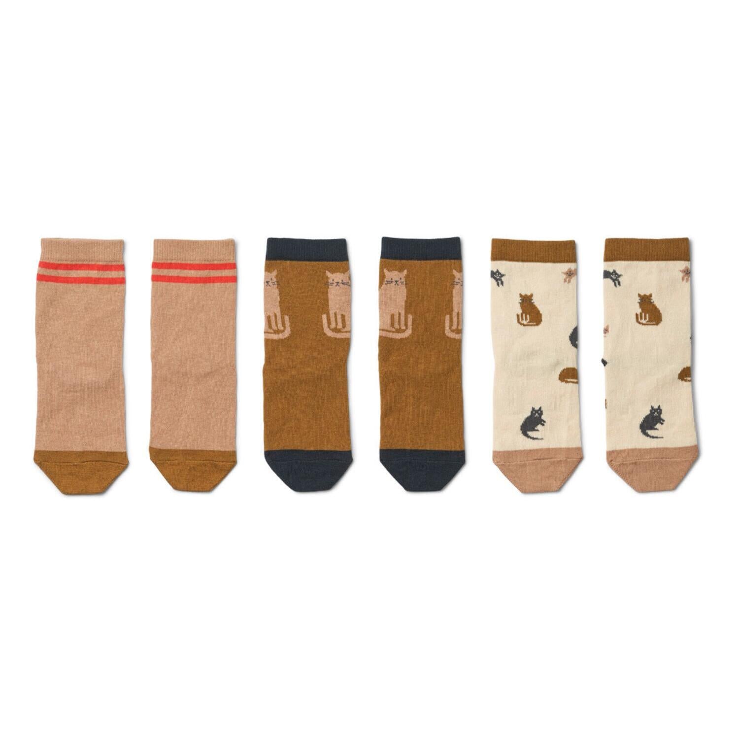 Kindersocken aus Baumwolle "Silas - Miauw"