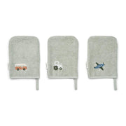 Waschlappen "Francisco - Vehicles" - 15x21 cm (Dove Blue)