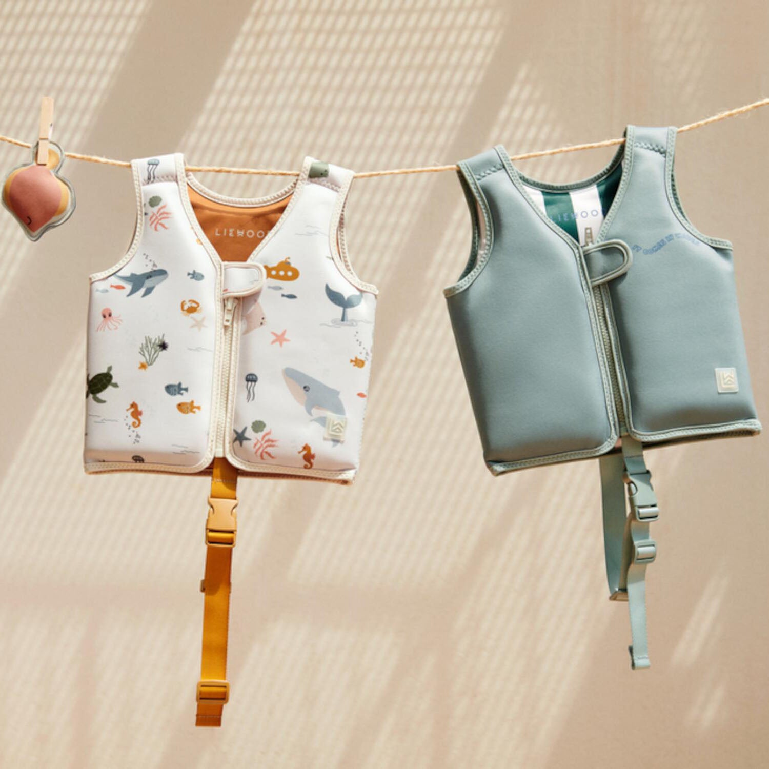 Schwimmweste "Dove - Sea creature" - 10-15 kg (Sandy)