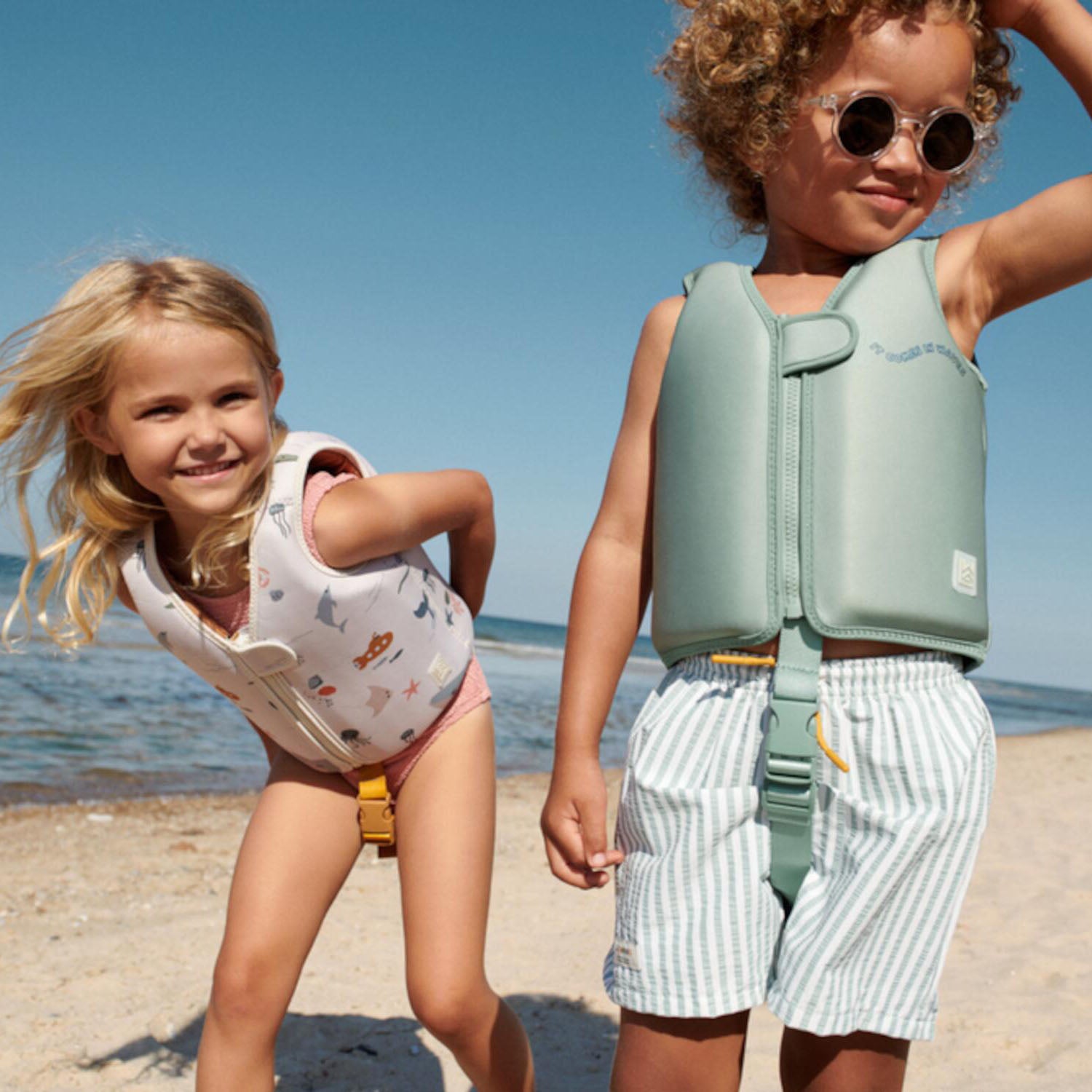 Schwimmweste "Dove - Sea creature" - 10-15 kg (Sandy)