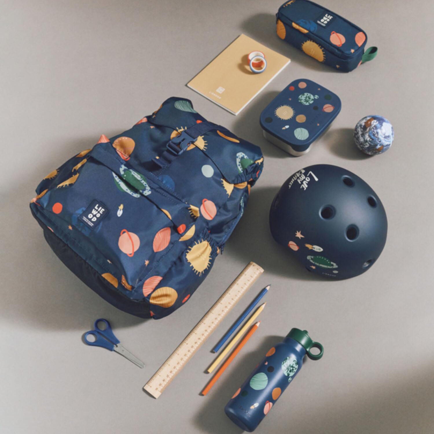 Brotdose "Arthur - Universe" - 17x13,5x5,5 cm (Classic Navy)