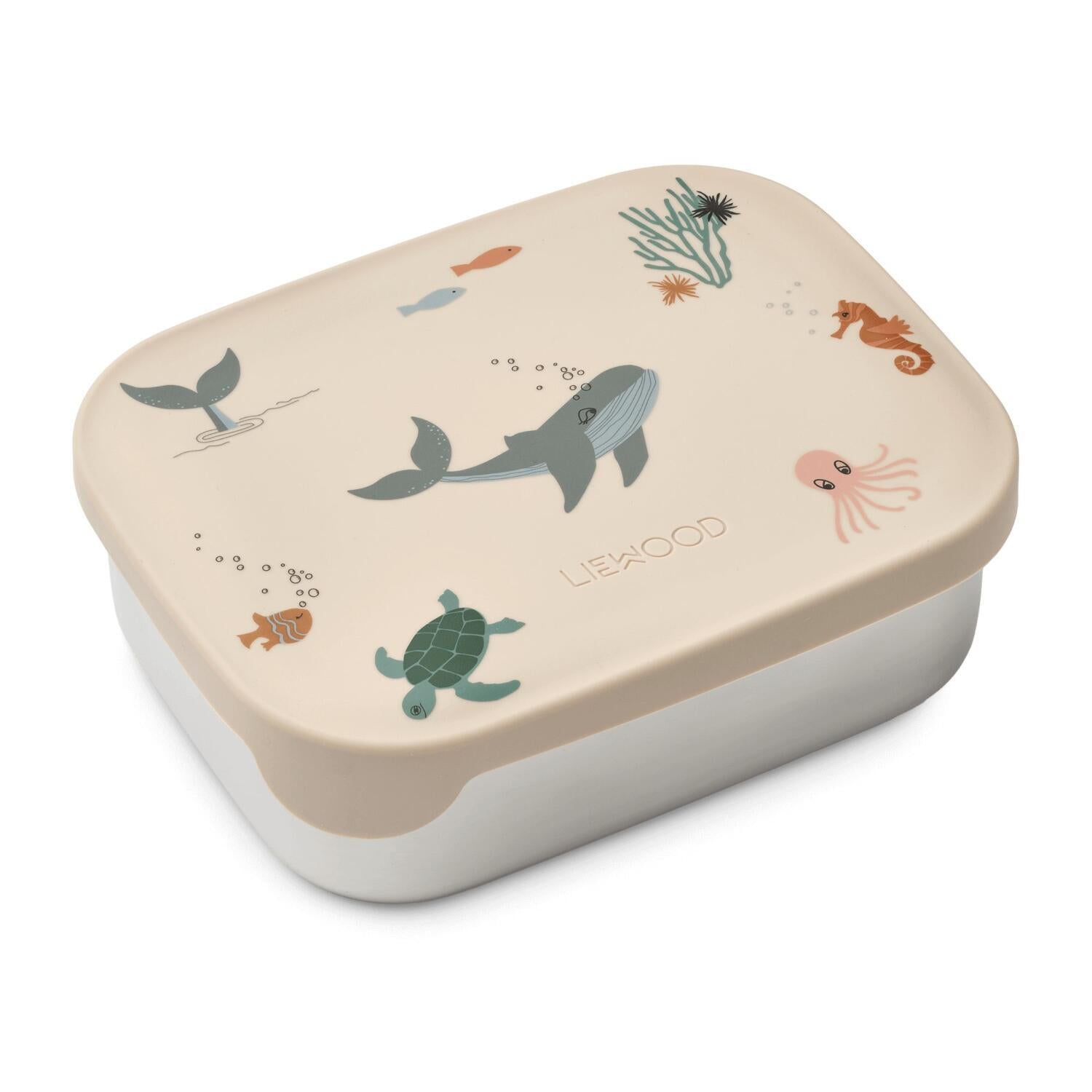 Lunchbox "Arthur - Sea creature" - 17x13,5x5,5 cm (Sandy)