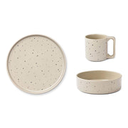 Porzellan-Geschirr "Camren - Splash Dots" (Mist)