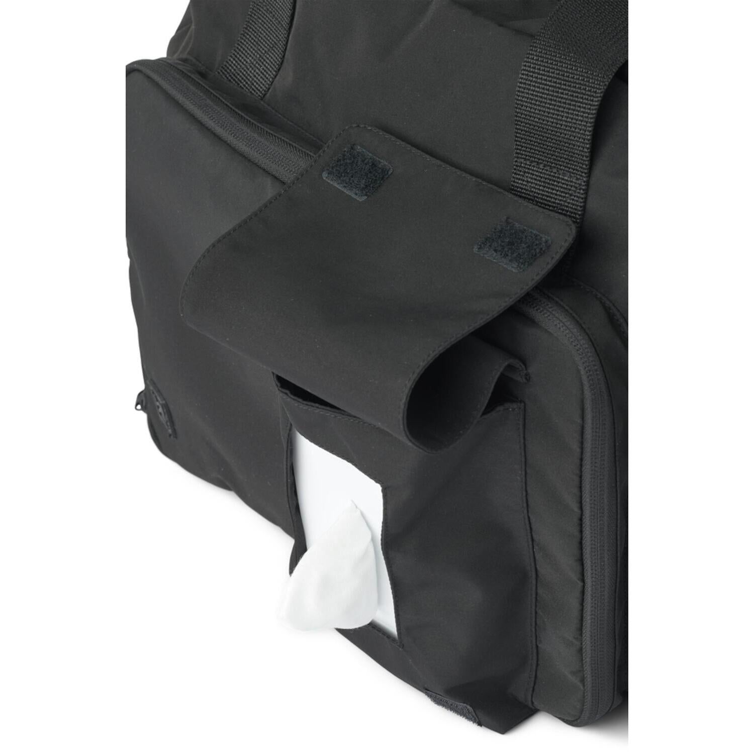 Wickeltasche "Carly" - 40x16,5x31 cm (Schwarz)