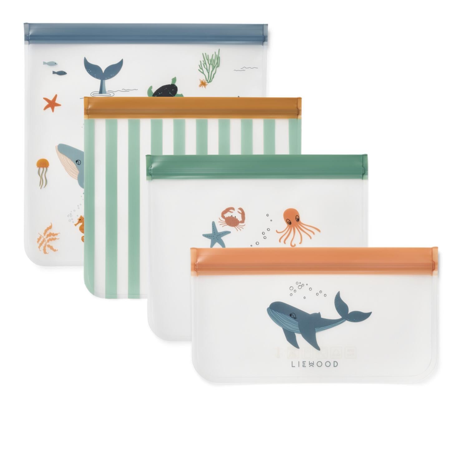 Reisetasche "Clive" im 4er-Set (Sea creature/Sandy)