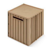Aufbewahrungsbox mit Deckel "Elijah" - 30,5x32x31,5 cm (Oat)