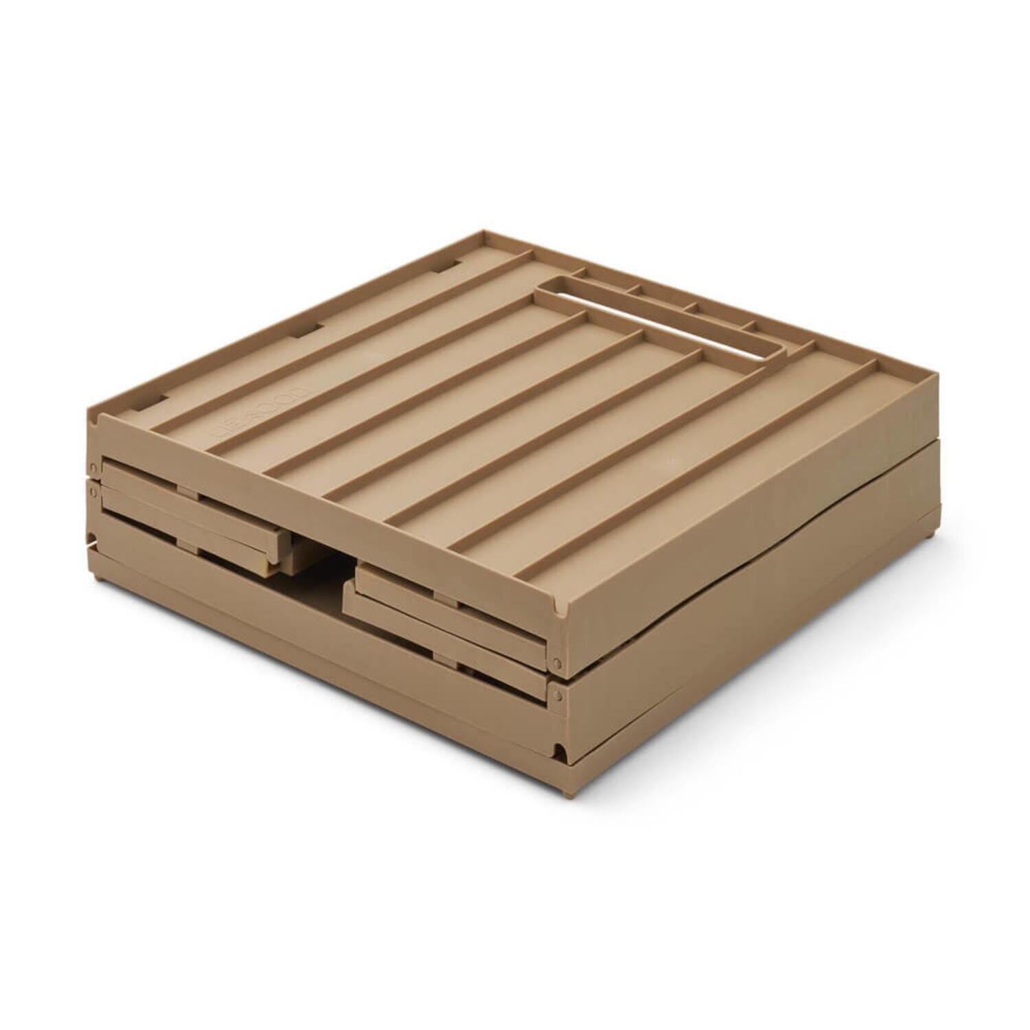 Aufbewahrungsbox mit Deckel "Elijah" - 30,5x32x31,5 cm (Oat)
