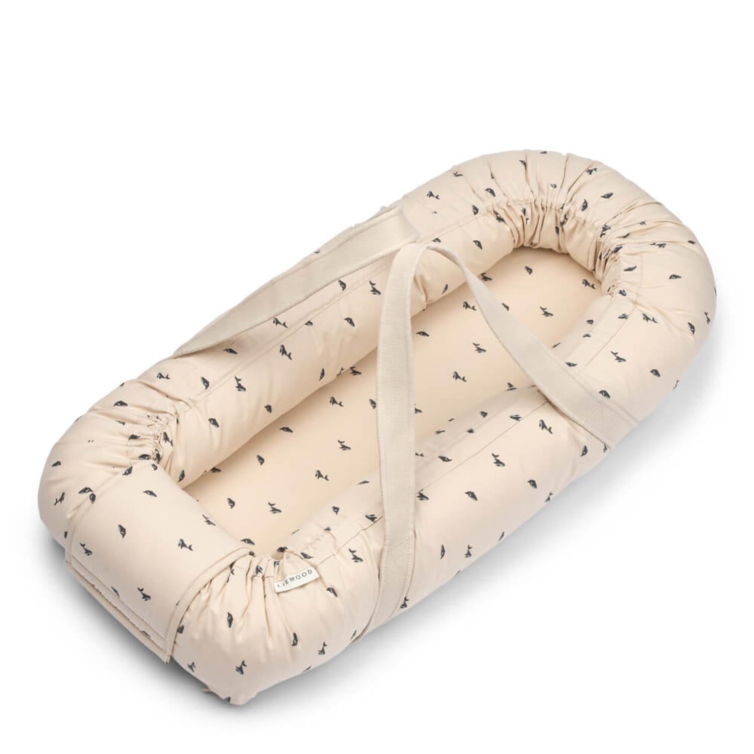 Babynest tragbar "Gro - Mini Whale" (Sandy)