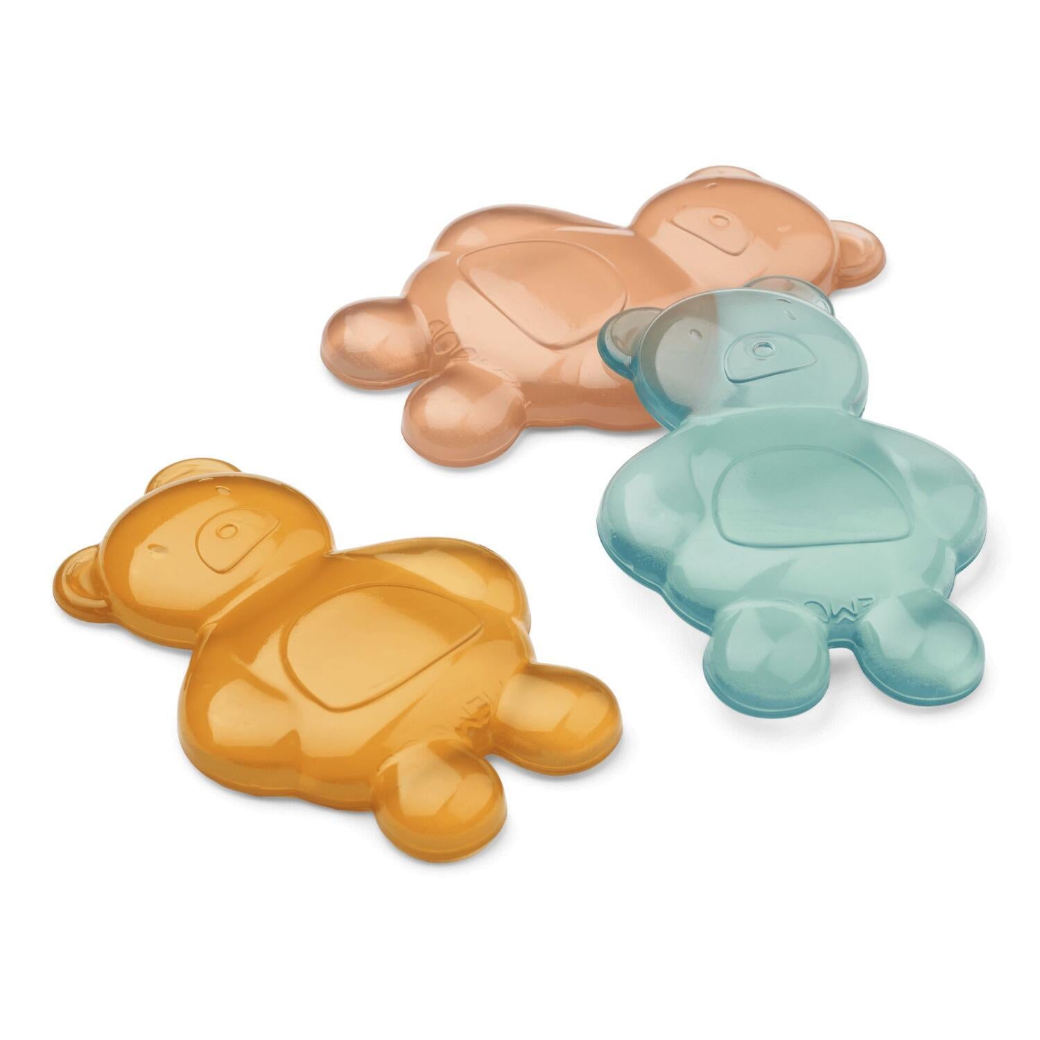 Lunchbox-Kühlelemente "Kayden - Mr Bear" im 3er-Set - 10x6,5 cm (Mustard Mix)