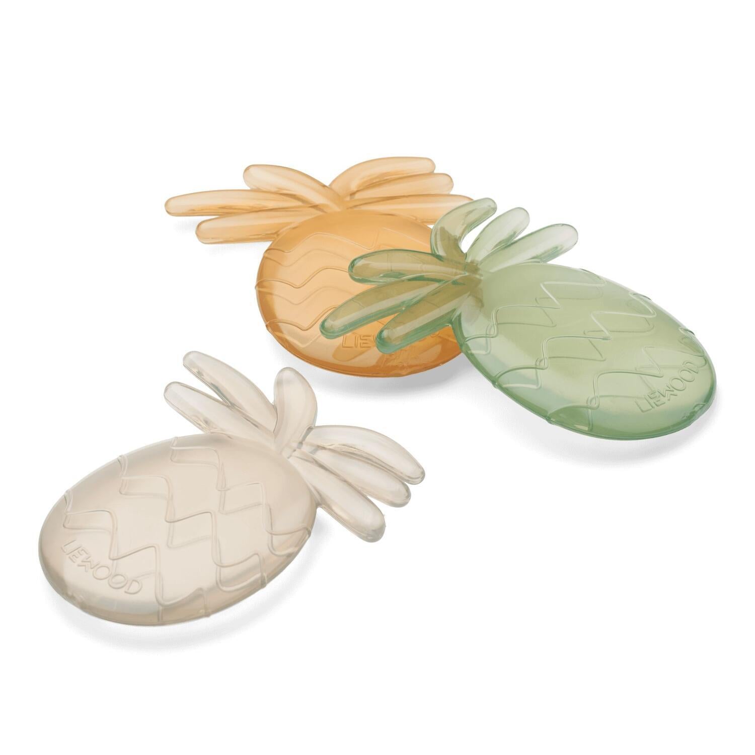 Lunchbox-Kühlelemente "Kayden - Pineapple" im 3er-Set - 9,7x7,7 cm (Yellow Mellow Mix)