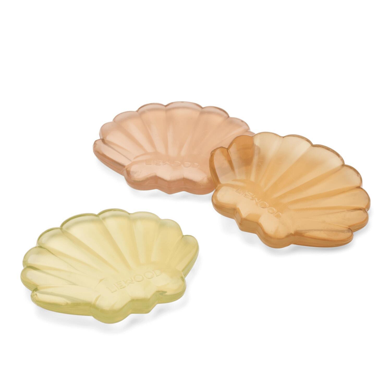 Lunchbox-Kühlelemente "Kayden - Seashell" im 3er-Set - 7x8 cm (Pale Tuscany Mix)