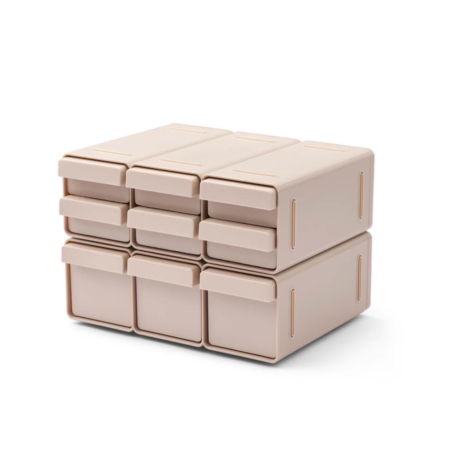 Aufbewahrungssystem "Kylian" - 18x8,2x8,2 cm (Sandy)
