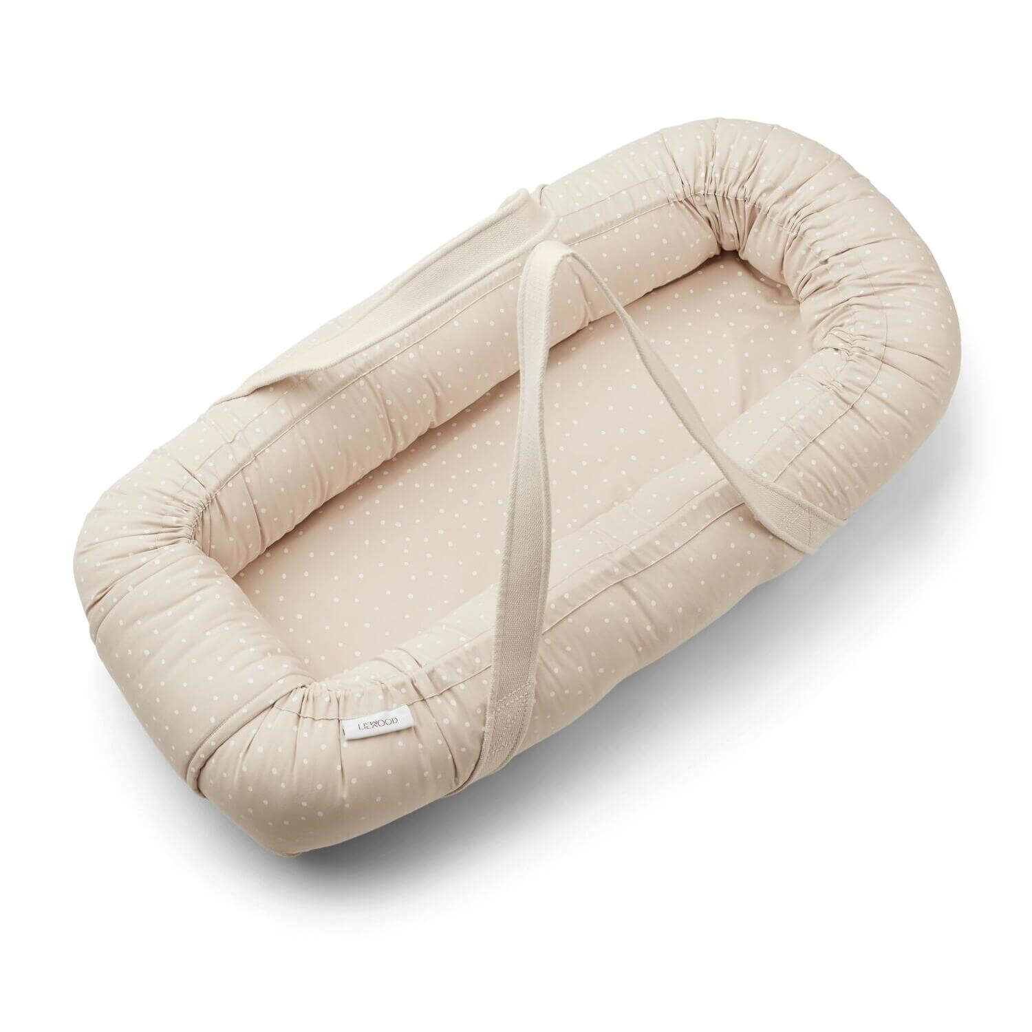 Babynest tragbar "Gro - Friendship Confetti" (Sandy)