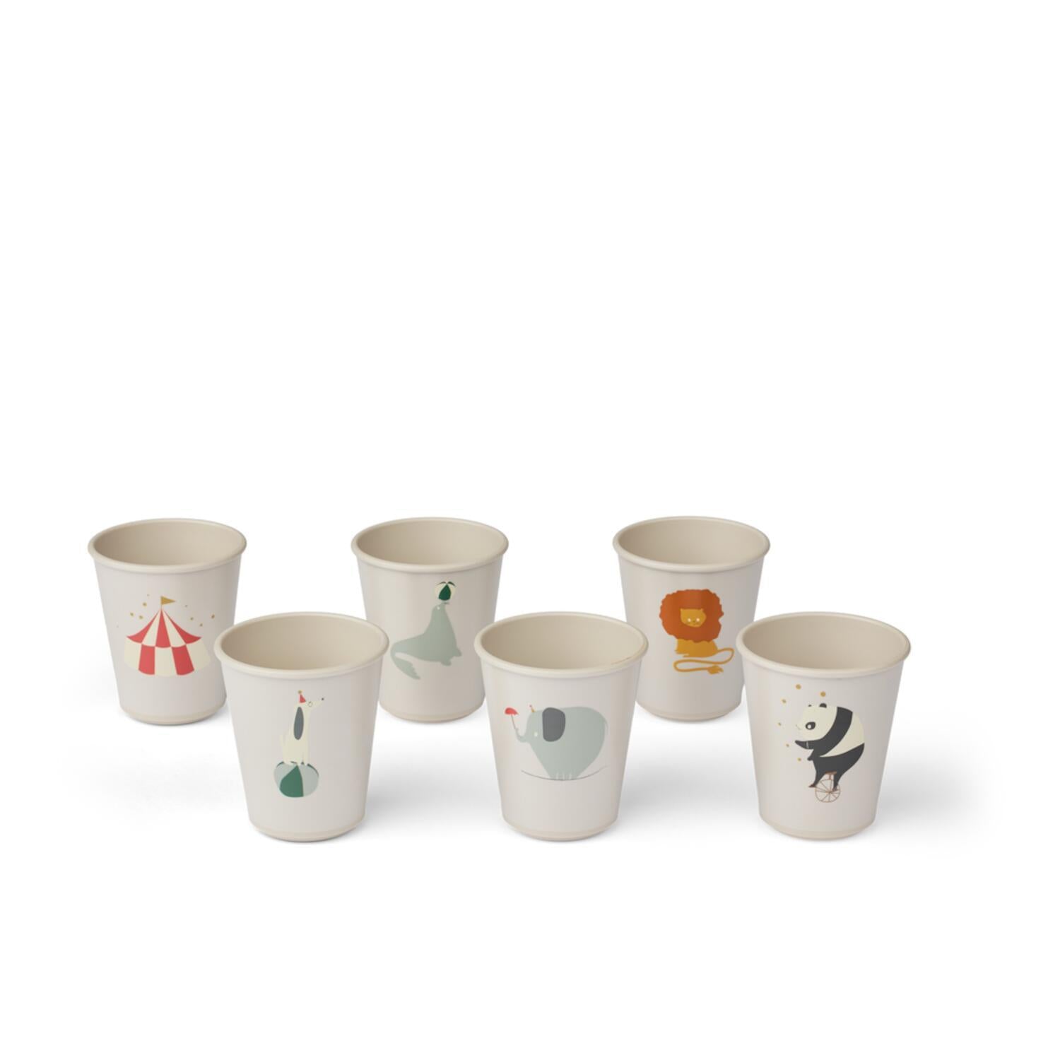 Becher "Lana" im 6er-Set (Circus/Sandy)