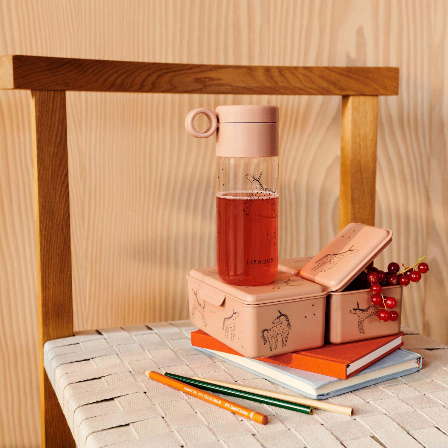 Trinkflasche "Clemence" - 350 ml (Braun/Bunt)