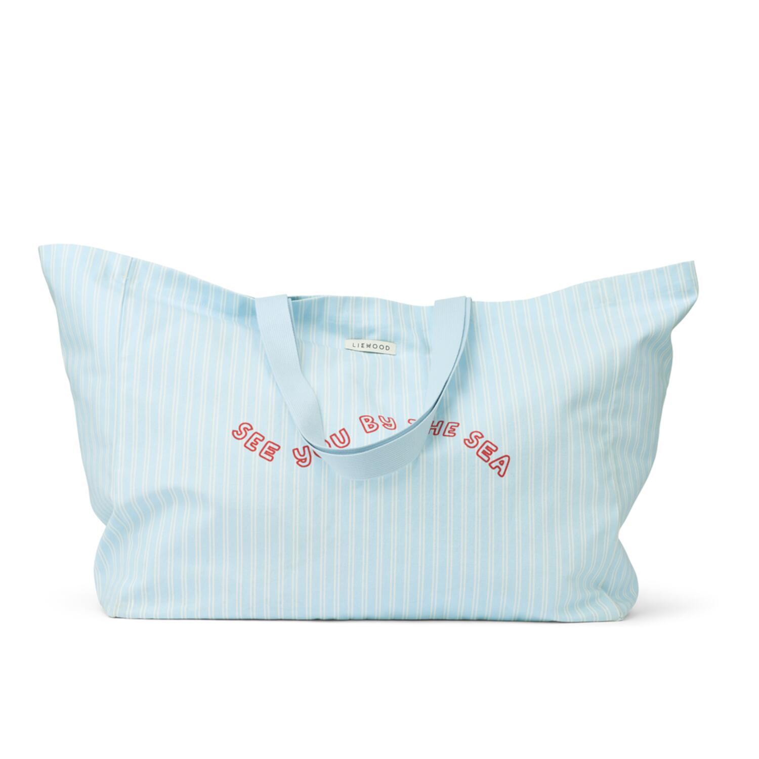 Maxi-Tragetasche "See you by the sea/Stripe pure sky"