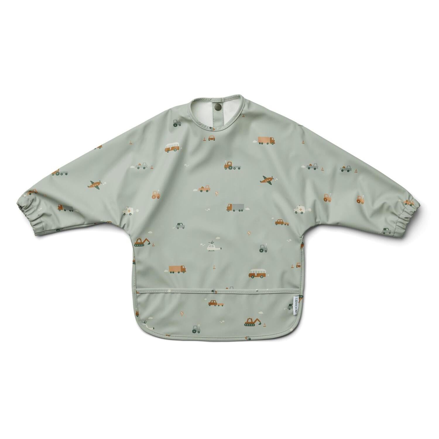 Cape Lätzchen "Merle - Vehicles" - 0-2 J. (Dove Blue Mix)