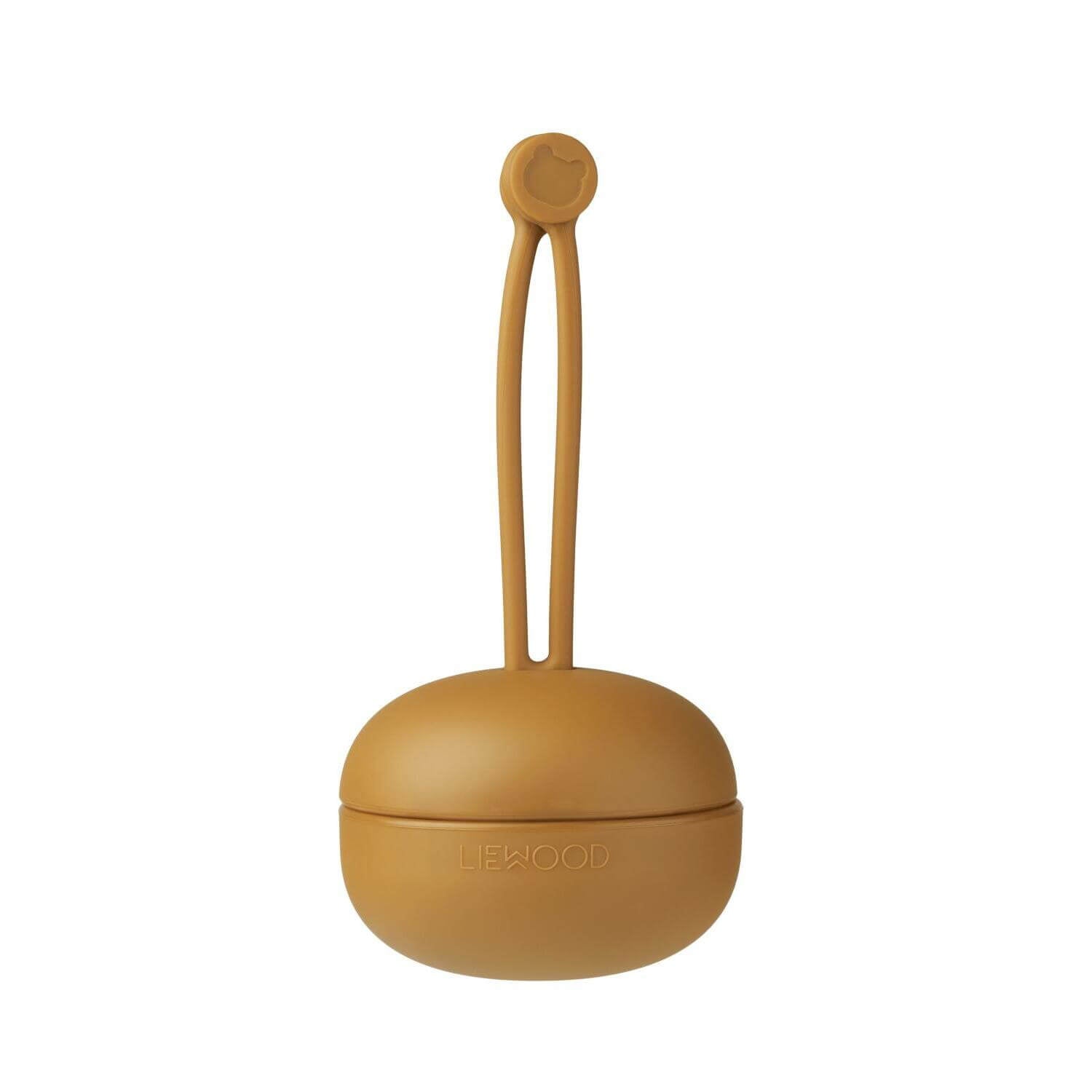 Schnullerbox "Philip" - 8x6 cm (Golden Caramel)