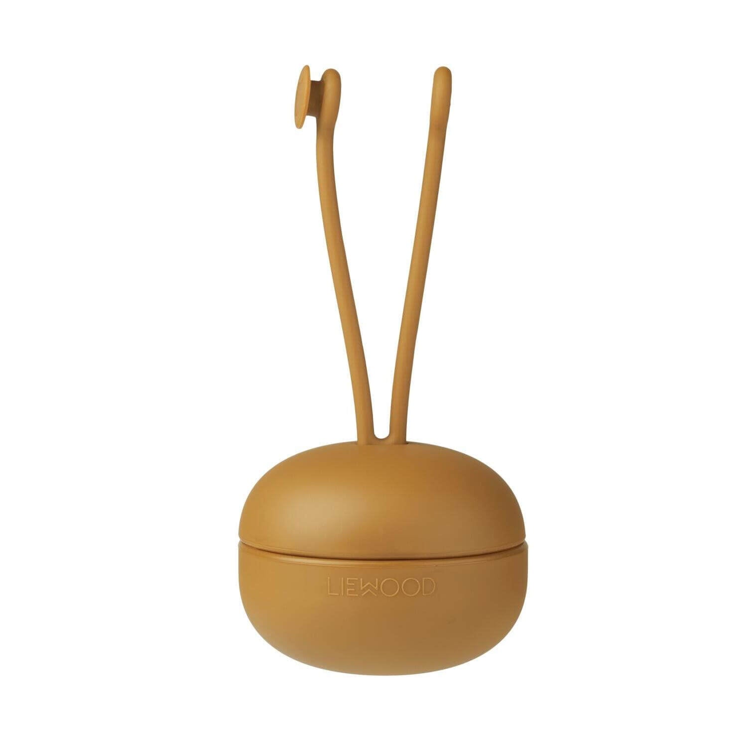 Schnullerbox "Philip" - 8x6 cm (Golden Caramel)