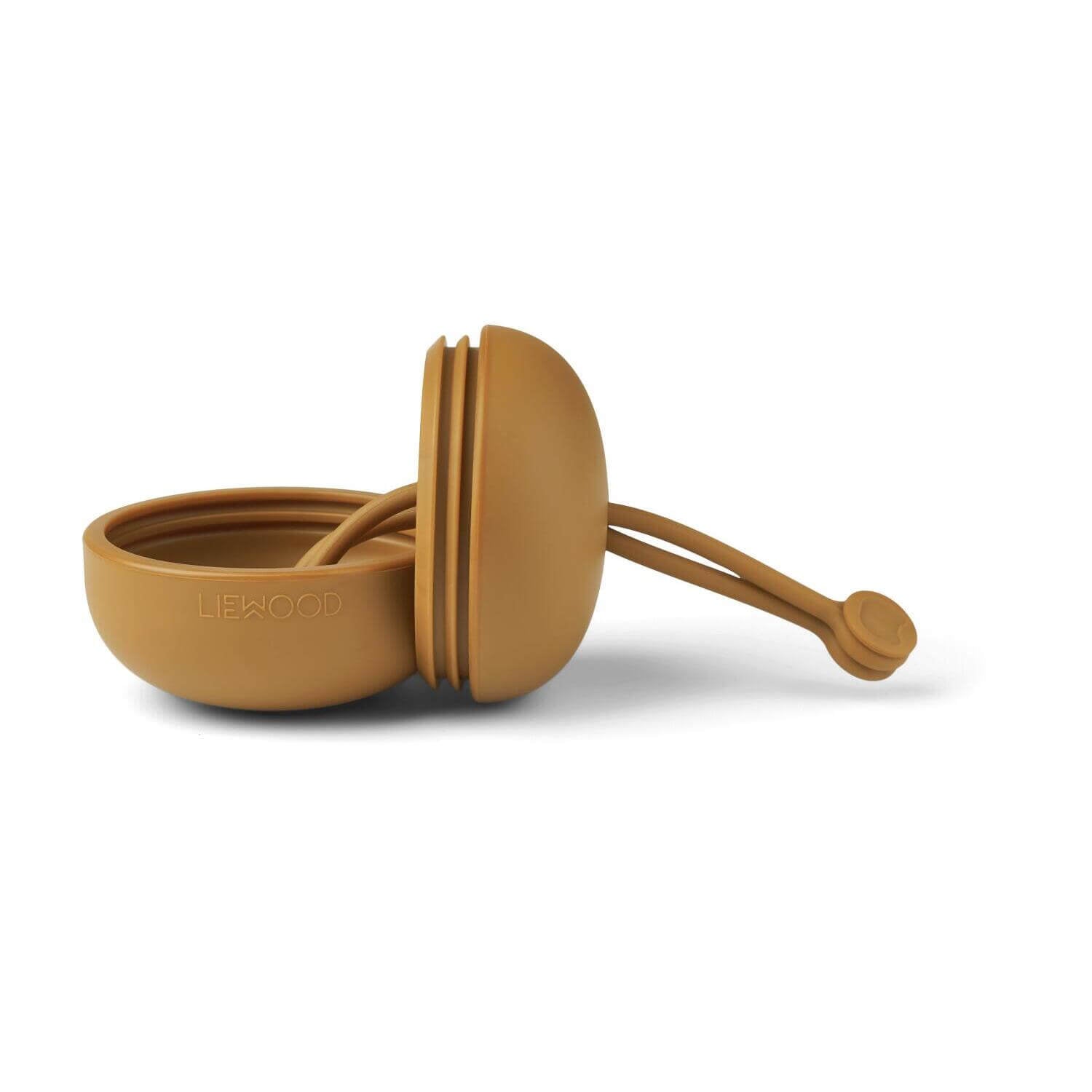 Schnullerbox "Philip" - 8x6 cm (Golden Caramel)