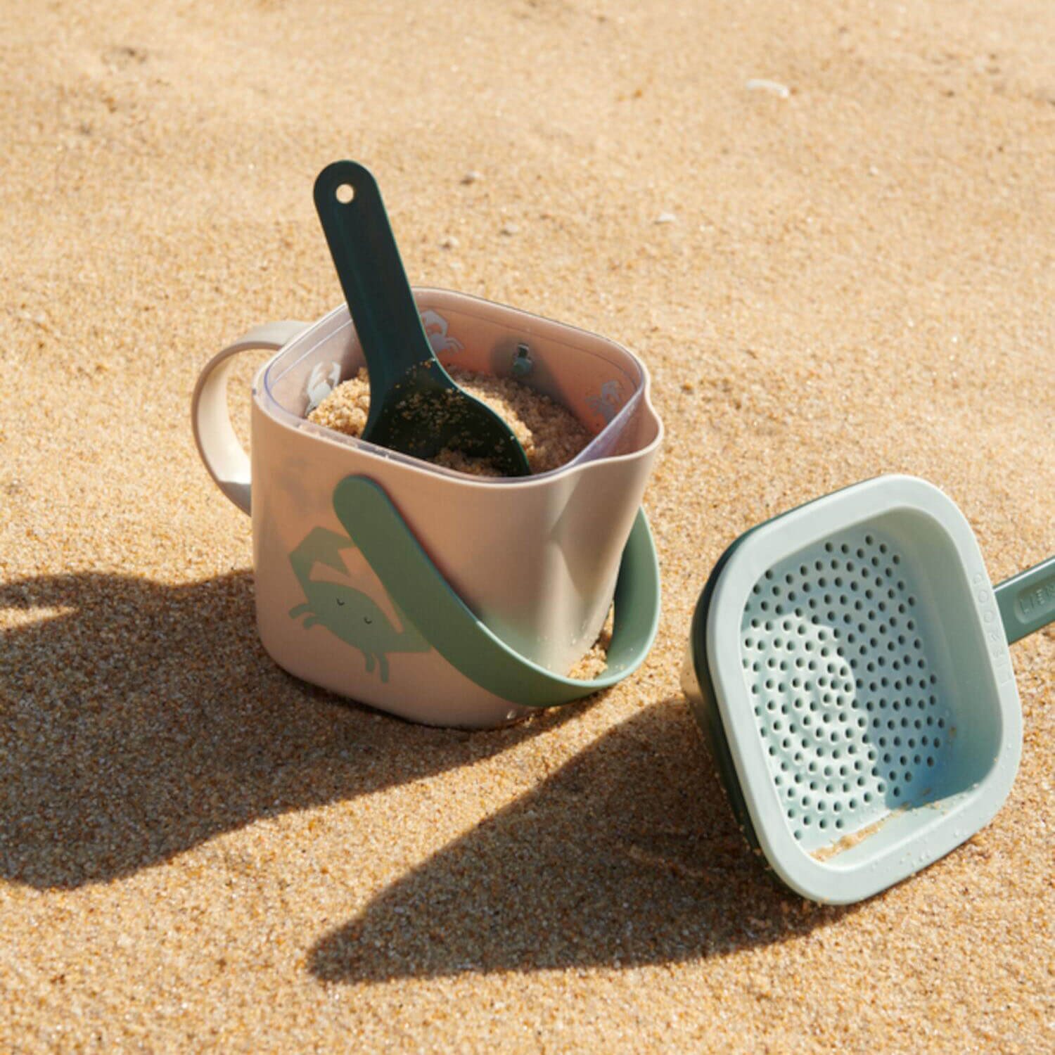 Sandspielzeug-Set "Roald - Peach" - 23,5x17x14 cm (Sea shell)