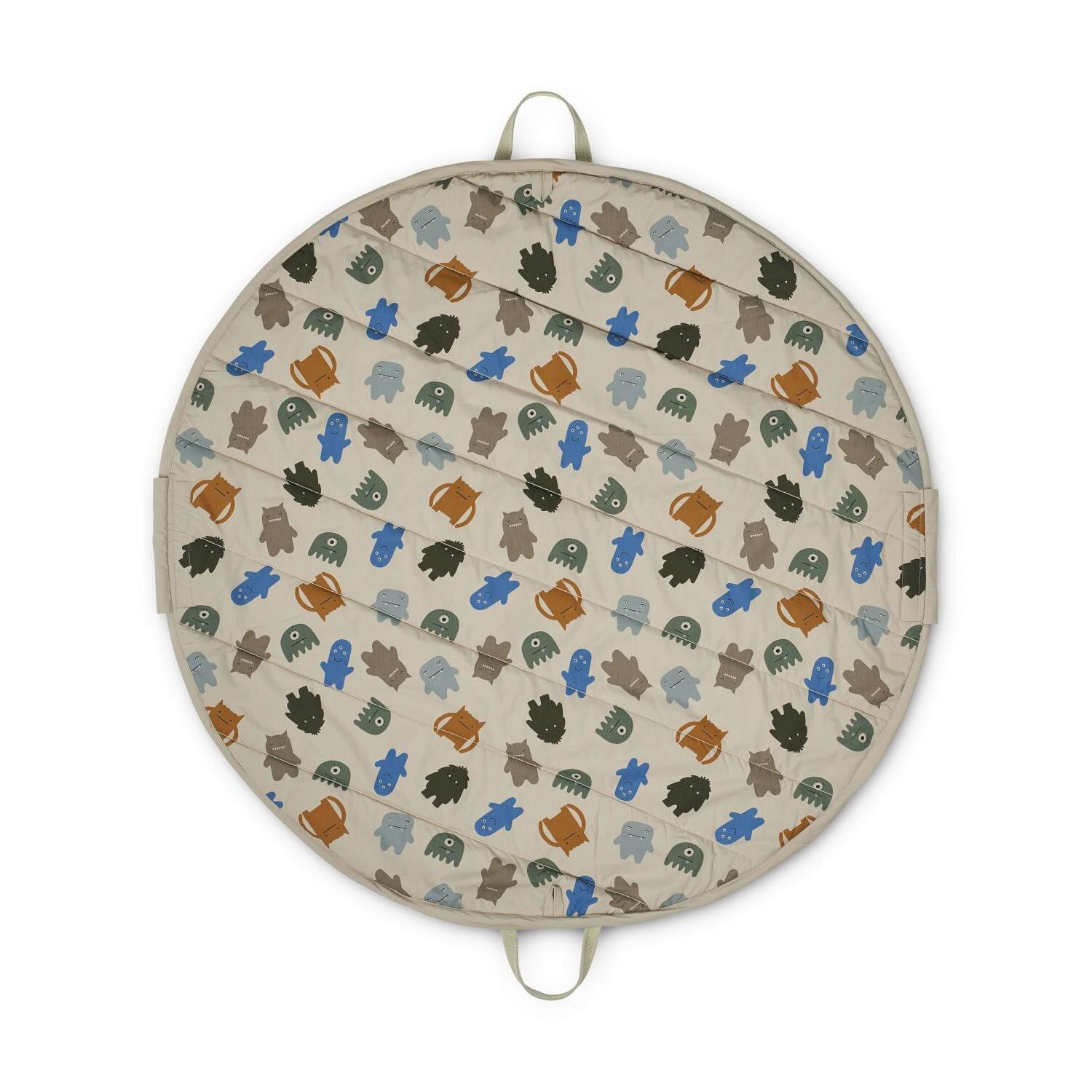 Aufbewahrungsdecke "Svende - Monsters" - 110 cm (Blue Mix)