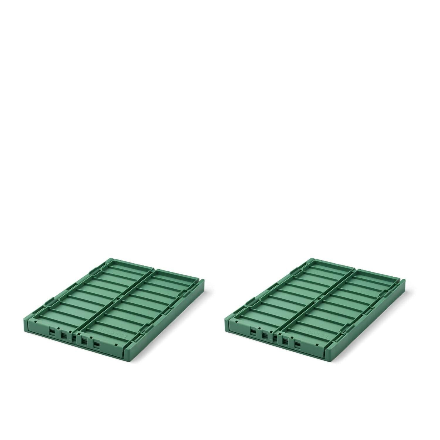 Aufbewahrungskorb "Weston" im 2er-Set - M (Dusty Ivy) Liewood