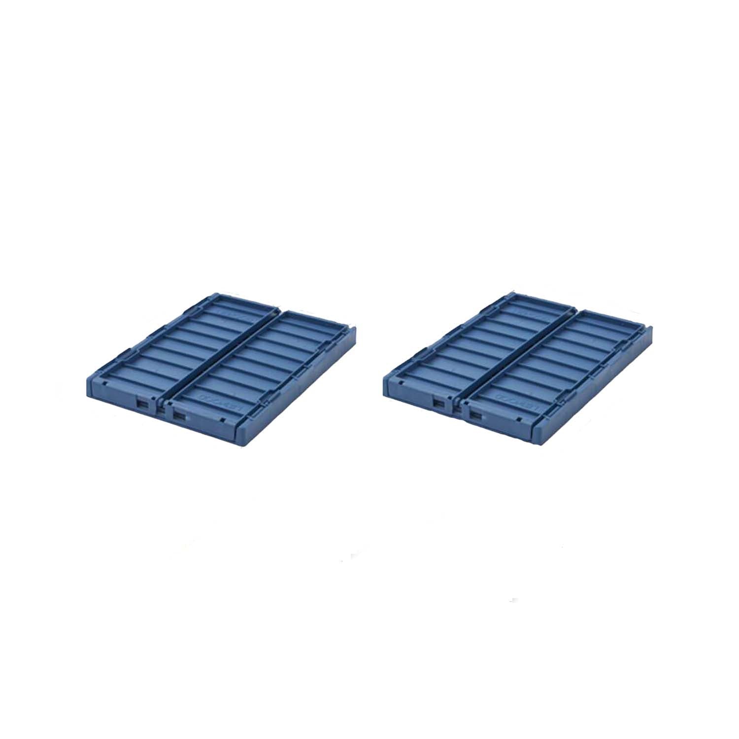 Aufbewahrungsbox "Weston" im 2er-Set - 5 l (Indigo blue)