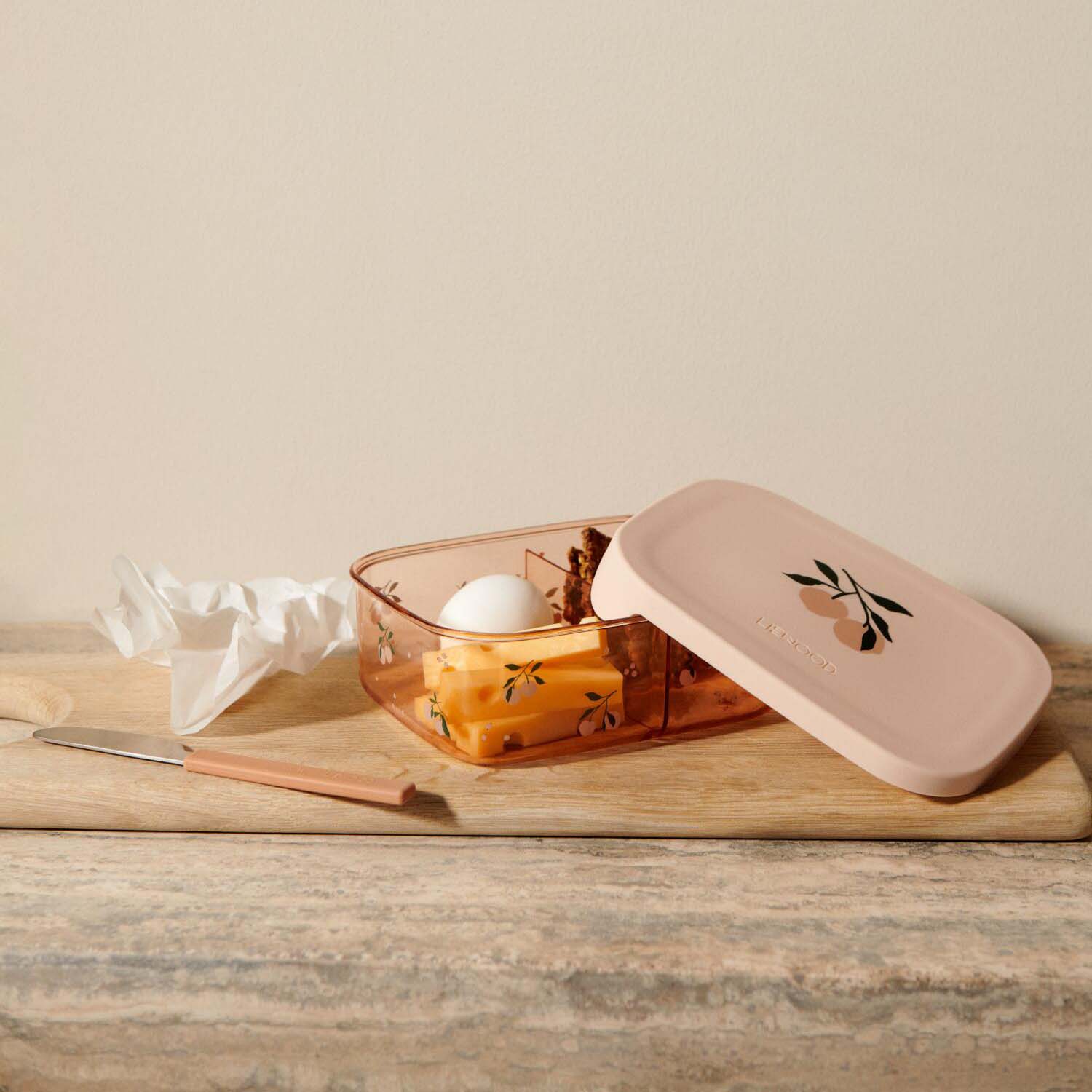 Lunchbox "Arthur" (Peach/Sea shell)